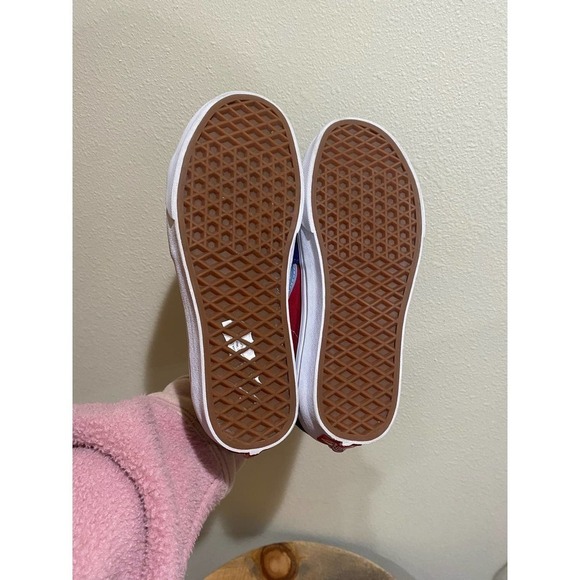 Vans SK8 Hi Sunshine Shoes Multicolor Blue Yellow Red Hi-Top Sneakers size 5 - Picture 7 of 8